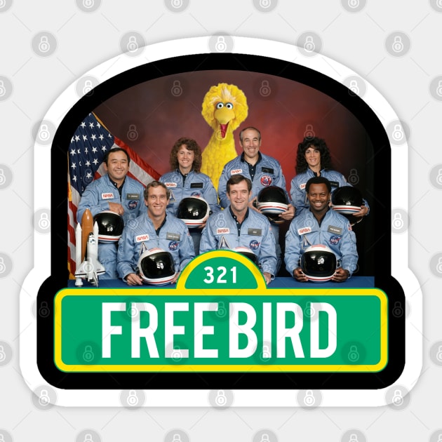 Free Bird Sticker by wiredshutpodcast